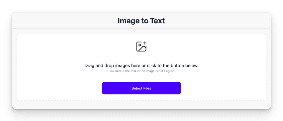 Character Calculator Image to Text Tool