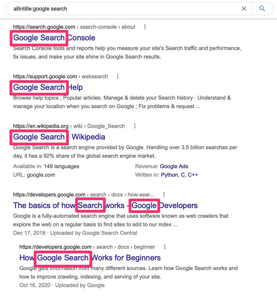 how to perform advanced searches with google dorking 4